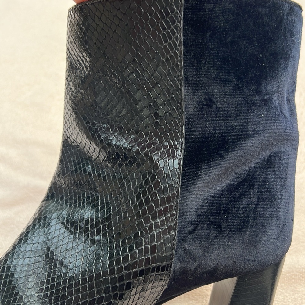 Day Birger et Mikkelsen Italy Leather Square Toe Block Heel Boots EU 40 US 9–9.5 - Picture 12 of 12
